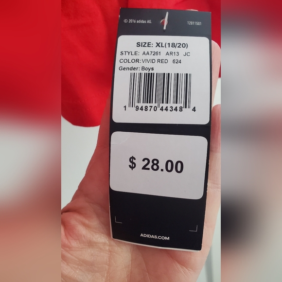 Adidas long sleeve T with hood - Picture 3 of 3